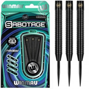 Winmau Sabotage Onyx 90% Dartpijlen 22-24-26 Gram