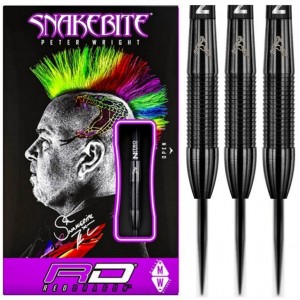 Peter Wright Snakebite 3 Black 90% Dartpijlen 22-26 Gram