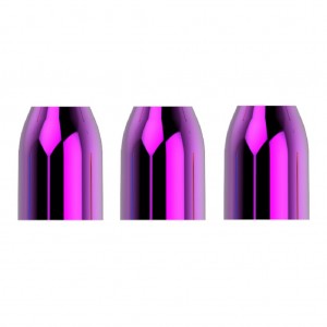 L-Style Champagne Premium Ring Caps Dark Purple