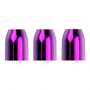 L-Style Champagne Premium Ring Caps Dark Purple
