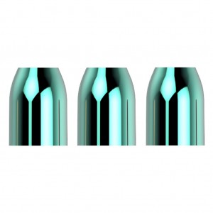 L-Style Champagne Premium Ring Caps Light Blue