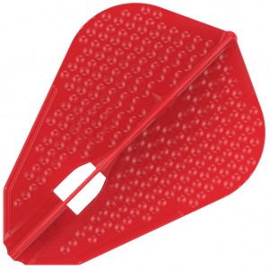 L Style Champagne Dart Flights Dimple Fantail Red