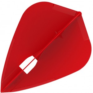 L Style Champagne Dart Flights Kite Rood