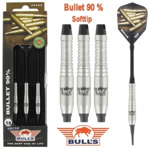 Bull's Bullet 90% Soft tip Dartpijlen 18 Gram