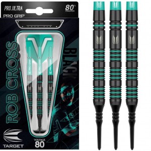 Target Rob Cross Black 80% Softtip Darts 18-21 Gram