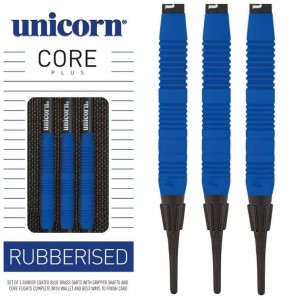 Unicorn Core Rubber Brass Softtip Darts 16-18 Gram