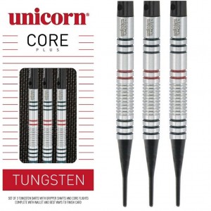 Unicorn Core Tungsten 70% Softtip Darts 17-19 Gram