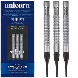 Unicorn Phase 3 Evolution 90% Softtip Darts 18 Gram