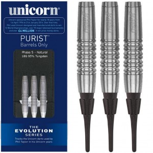 Unicorn Phase 5 Evolution 95% Softtip Darts 18 Gram 