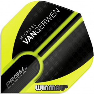 Winmau Michael van Gerwen Prism Alpha Flights Groen Zwart