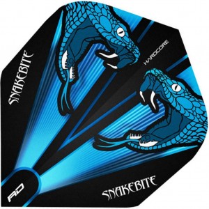 Peter Wright Snake Flights Hardcore Blauw