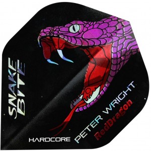 Peter Wright Snakebite Flights Hardcore Holographic Paars
