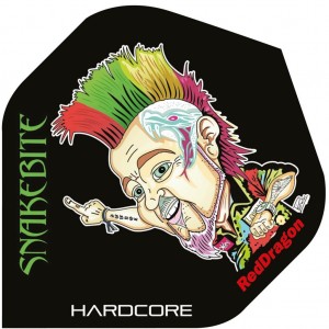 Peter Wright Snakebite Hardcore Cartoon Dart Flights