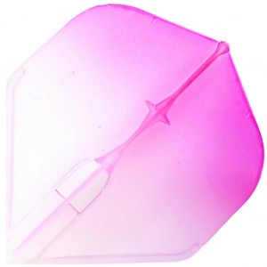 L Style Two Tone Flights L1 Clear Pink