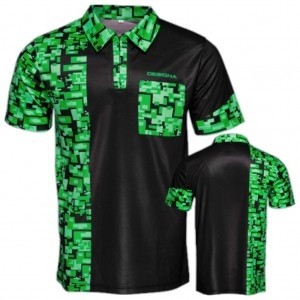 Designa Code 4 Dart Shirt Groen | Verkrijgbaar in de maten: s t/m xxxxxl
