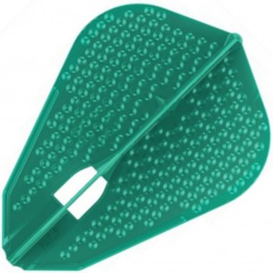 L Style Champagne Dart Flights Dimple Fantail Pacific Green