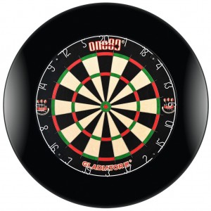 One80 Gladiator Dartbord Set Zwart